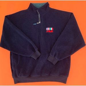 FILA zip up sweat shirt
